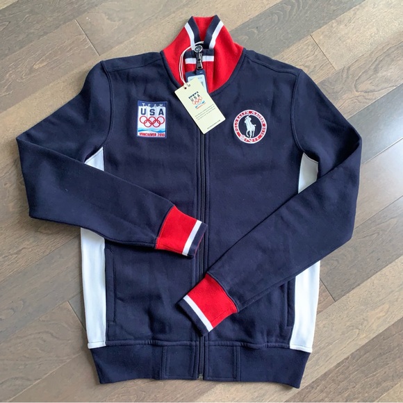 Rare Team USA Official Olympic Collection Zip Up Jacket Sweater - Picture 4 of 16